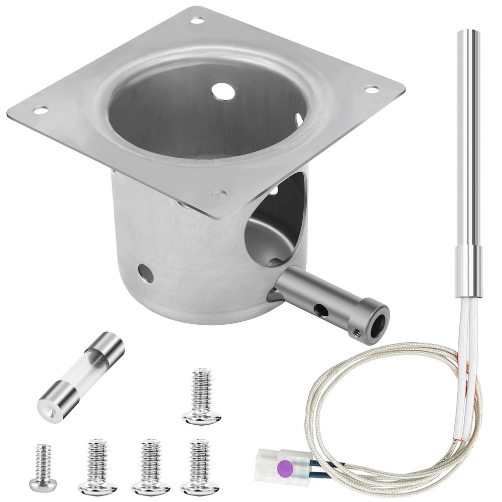 Fire Burn Pot and Hot Rod Ignitor Kit, Heavy Duty Fire Pot and Hot Rod/Grill …