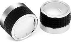 Grill Control Knob, 2 Pack Gas Burner Knobs for BBQ Gas Grills with D Shaped Va