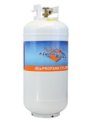 NEW 40 LB Pound Steel Propane Tank Refillable Cylinder with OPD Valve