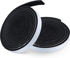 BBQ Gasket Black Grill Tape High Temp Grill Seal Self Stick Gasket, 7.5 Ft Lengt