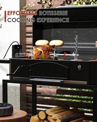 Universal Electric Rotisserie Grill Kit 120V 28in Spit