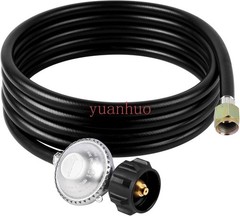 12 Feet Low Pressure Propane Hose with Regulator, for Gas Grill, Fire Pit, Stove