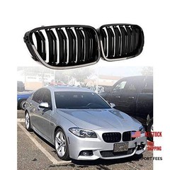 F10 Grilles, ABS Replacement Front Kidney Grills for 5 Series F10 F11 Glossy
