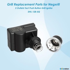 Grill Igniter Kit DHL1285Q For Nexgrill 5Outlet Tact Push Button Parts