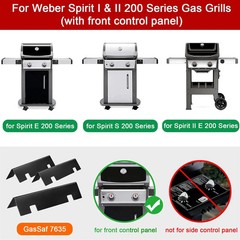 GasSaf 7635 Flavorizer Bars 15.3 for Weber GS4 Spirit II & I E210 S210 E215 E220