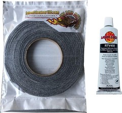 1/2″ x 1/8″ Self-Stick BBQ Gasket with Black RTV – Superior Cooking Performance