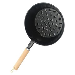 Sturdy Construction Chimney Starter with Wood Handle for Repeated BBQ Use