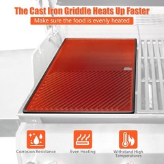 Grill Griddle and Grates for Weber Spirit 300, E-310, GS4 Spirit II 300 Serie…