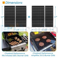 17″ Grill Grate for Charbroil Performance TRU-Infrared/Amplifire 2 Burner 463…