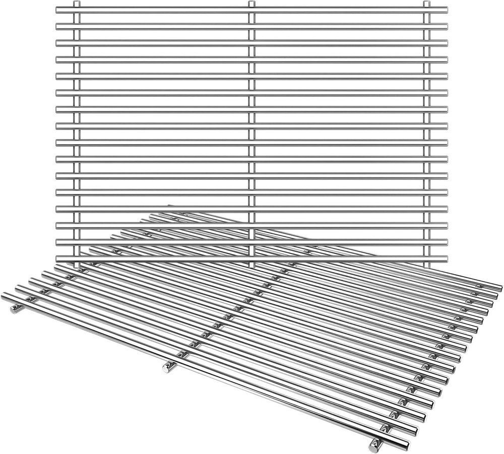 Stainless Steel Cooking Grates for Weber Spirit 300 Series E310 E320 17.3 Inch