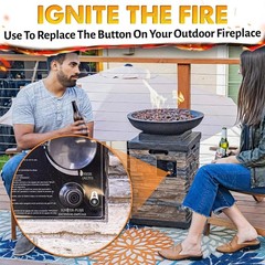 Durable Gas Grill Igniter with Tool-Free Installation – Fits AA Battery Systems