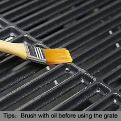 18.75″ Cast Iron Cooking Grates for Weber Genesis II LX 300 66095 2-Pack