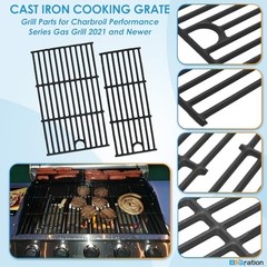 17″ Grill Grate for Charbroil Performance 5 Burner 463448021 17″ x 28″(5B/CI)