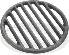 1 Pack round Cast Iron Grill Grates, High Heat Charcoal Plate Bottom Grill Grate