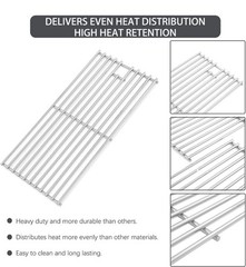 Stainless Steel Grill Grates for KitchenAid 740-0780 720-0745A 3 Piece Set