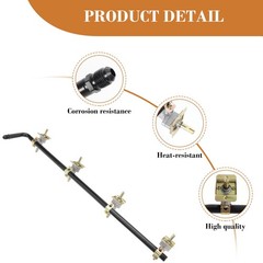 36 Inch Griddle Burner Control Valve with Gas for Blackstone 36 Inch, Brass