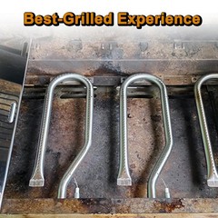 Stainless 7300337 Grill Burner Tube NGCHP2 Heat Plates For Jenn Air 7200337
