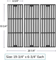 19 3/4″ Grill Grates Char Griller Replacement Chargriller 3001 5050 3008 3030