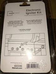 Mainstays Electronic Igniter Kit, Universal Fit, Black, MS11-100-033-05