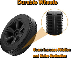 70-05-104 DGF493BNP Wheels Grill Replacement Parts for Dyna Glo Grill Wheel 7 In