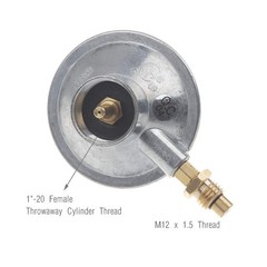 Timsec Propane Gas Grill Control Valve Table Top Regulator M12 x 1.5mm Outlet