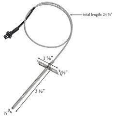 Pit Boss RTD Temperature Sensor Probe, 70123-AMP