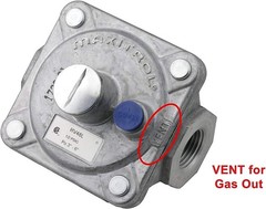 Maxitrol RV48L-3/4 Natural Gas Pressure Regulator 1/2 PSIG 3-6WC FPT New