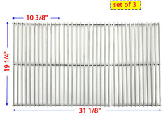 DG210 Gas Grill Parts Kit for Ducane, Stainless Steel Burners, Heat Plates, Grid