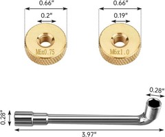 Natural Gas Nozzle Orifice Conversion Kit for Propane to Natural Gas Grill Parts