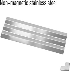 Stainless Steel Grill Heat Plates Shield Flame Tamer, 17-9/16″ BBQ Gas