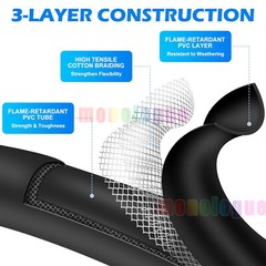 8 FT Propane Hose with QCC1 / Type1 Tank Connects 1lb Appliance to 1-20lb Tank