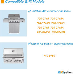 18 7/8″ Cooking Grates Replacement Parts for Kitchen Aid 720-0745B 720-0745 Gas