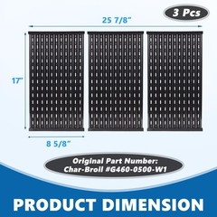 17 Inch Tru Infrared Grill Grates for Charbroil 463371116 463370719 463370919…