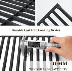 Durable Cooking Grates Replacement for Nexgrill & Charbroil Grills, 17″ x 13.25″
