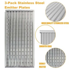 BBQ-PLUS 17 Inch Emitter Plates Replacement for Charbroil Tru Infrared Grill …