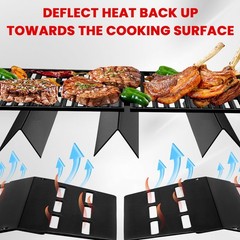 7620 Flavorizer Bar, 7622 Heat Deflectors Replacement for Weber 7621 65505 Ge…