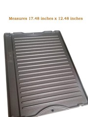 CA124B (1-Pack) 17.48×12.48 inches Cast Iron Griddle for Broil King Baron 320…