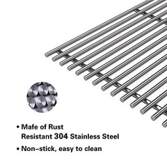 SF6081 (2-Pack) 18 7/8″ SUS304 Cooking Grates for Weber Genesis II E210 Grill