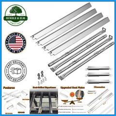 Grill Replacement Parts Set for 4 Burner Gas Grills, Stainless Steel Heat Tents