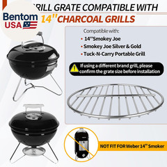 10.5″ Charcoal Grate for Weber Charcoal Grills, round Charcoal Grate for 14” We