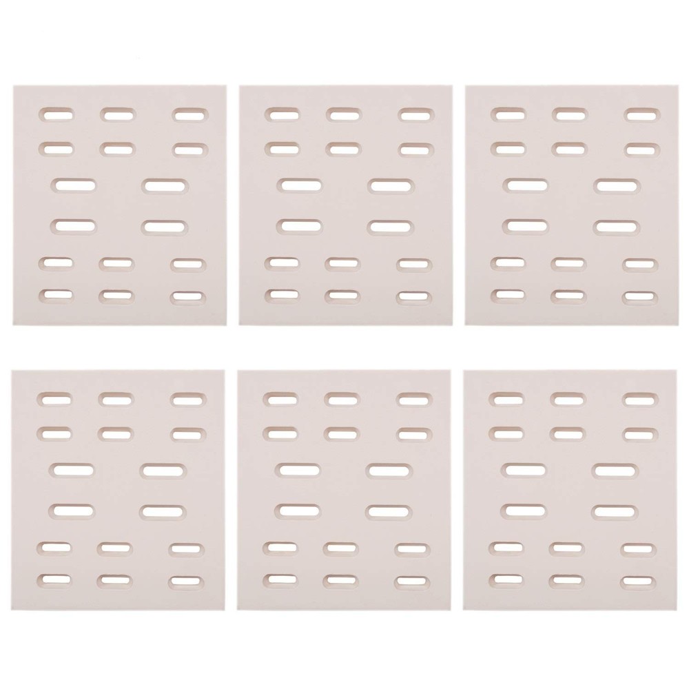 GasSaf Ceramic Radiant Replacement for Bakers & Chefs, 8″ x 7.25″ (6 pcs)