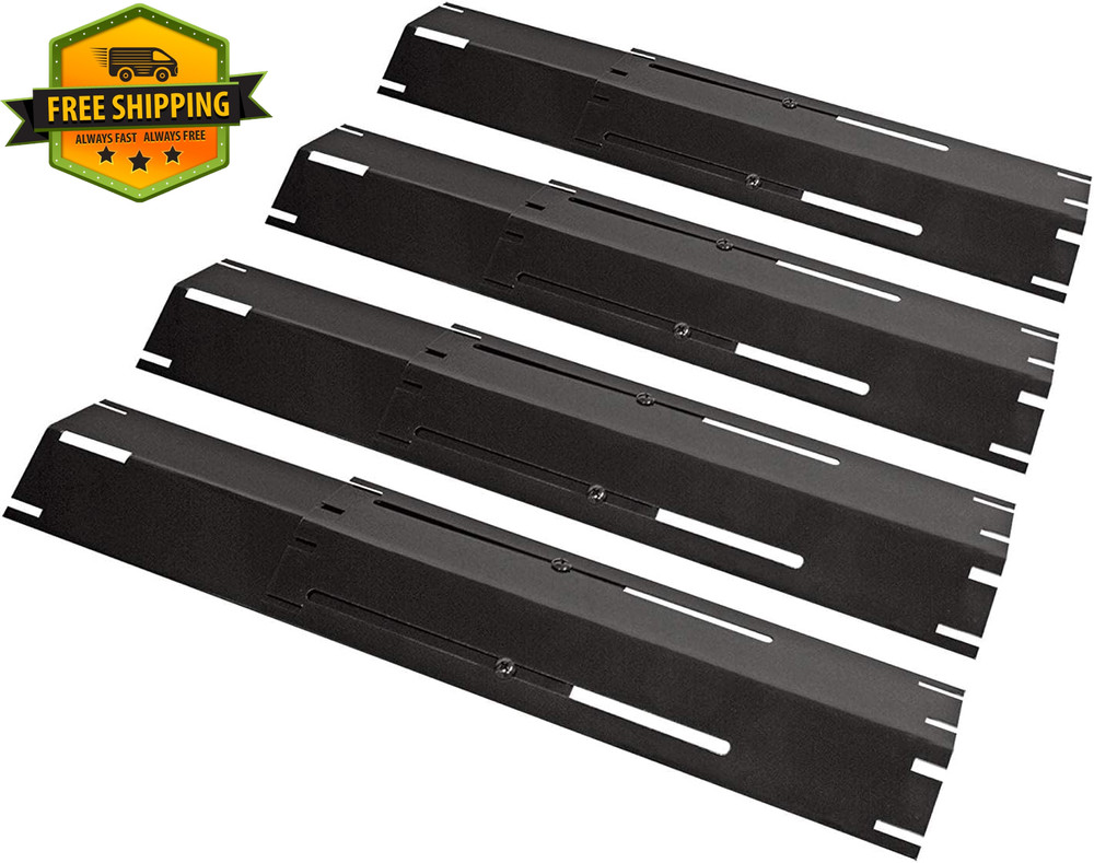 4 Pack Adjustable Grill Heat Plates Heavy Duty Flame Tamer Burner Covers