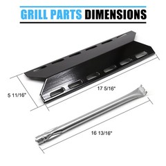 Grill Burner Heat Plate Shield Part For Charmglow 7200234 7200289 Grill