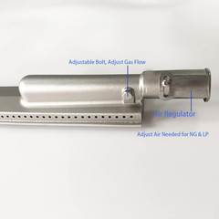 5PC Heavy Duty Cast Stainless Steel 304 BBQ Grill Burners Bull Grill Replacement