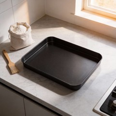 Baking Tray Easy Grip Oven Tray Effortless Release Design Premium Carbon Steel