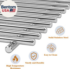 19 1/4″ Stainless Steel Cooking Grid Grates Replacement Parts for 16517 Bull BBQ
