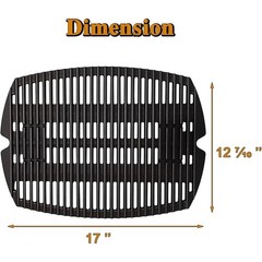 Weber Q1200 Grill Grate Replacement Enameled Iron Non Stick Durable BBQ Parts US