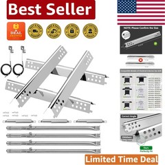4-Burner Grill Replacement Parts for Charbroil | 17.75″ Stainless Steel