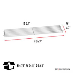 Replacement Warming Rack for Genesis 1000-5500, Silver B/C, Gold, Platinum I/II,
