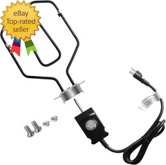 Upgrade Universal 1650W 15A Electric Smoker Heating Element Kits with Adjustable